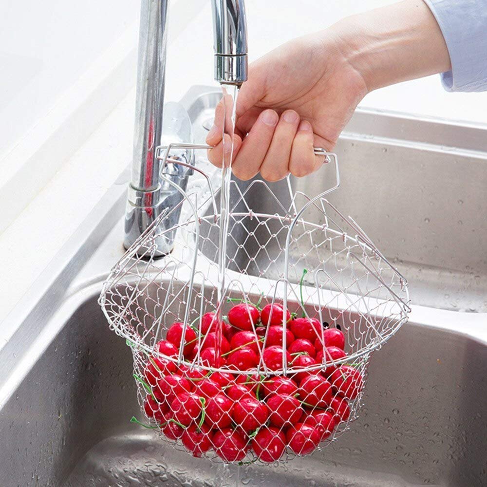 Multifunctional Fry Basket – No Oil Splash, No Broken Food