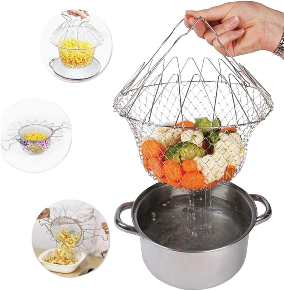 Multifunctional Fry Basket – No Oil Splash, No Broken Food