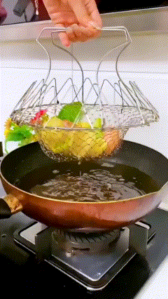 Multifunctional Fry Basket – No Oil Splash, No Broken Food